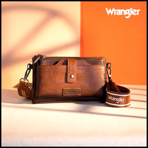 Vegan Leather Crossbody Wallet Purse with Detachable Strap, Multi-Function - Picture 2 of 7